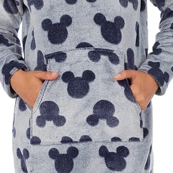Disney Women's Mickey Mouse Fleece Lounge Hoodie - Picture 4 of 8